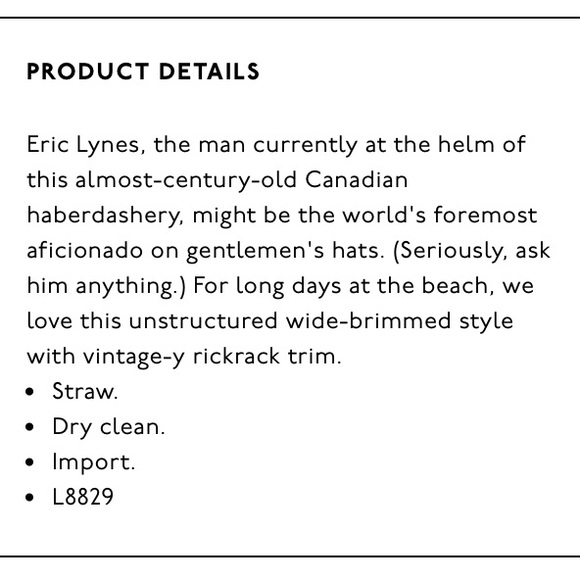 Madewell Biltmore Rickrack Straw Hat - Picture 5 of 5